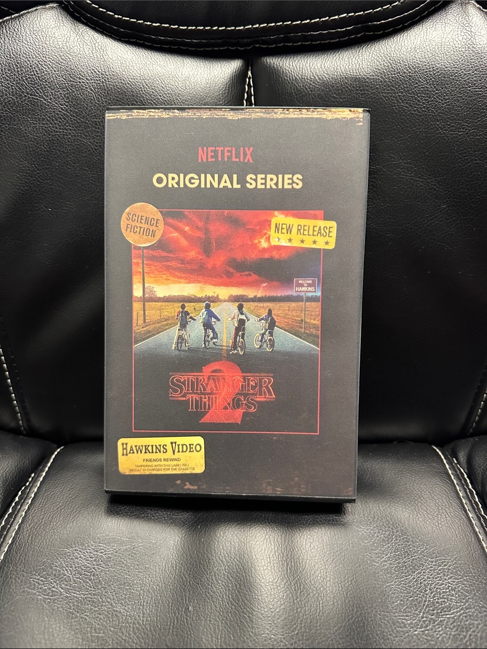 Netflix Stranger Things Season 2 Retro VHS Box - Black, Red & Yellow